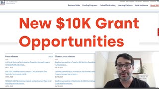 New $10K Grant Opportunities (Deadline Approaching)