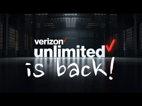 Verizon Unlimited Data is Back! Verizon Unlimited Data is Back!