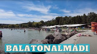 Balatonalmádi - Wesselényi beach | Wesselényi Strand - Hungary [4k Ultra HD 60fps ]