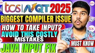 🔥TCS NQT 2025: Java Input Mistake That Fails Code Submission!