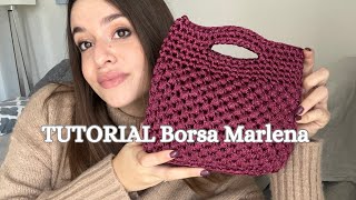 Marlena's bag tutorial - Crochet for beginners - Macrè Bag