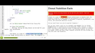 Combining CSS class and element selectors | Computer Programming | Khan Academy