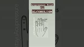 How to Stop Drinking Alcohol | Alcoholism by Acupressure || Shatayu Acupressure #shorts