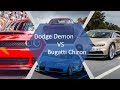 LOOK THIS! 840HP Dodge Demon VS 1500HP Bugatti Chiron World's FASTEST