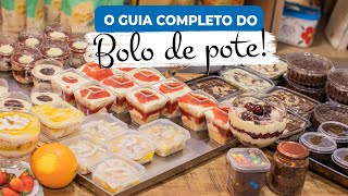 O GUIA COMPLETO DO BOLO DE POTE: Massas, recheios, geleias, comercialização e armazenamento!