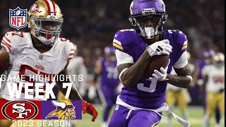 San Francisco 49ers vs. Minnesota Vikings | 2023 Week 7 Game Highlights