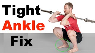 How To Fix Tight Ankles (IMPROVE SQUAT DEPTH)