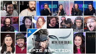 Metal Gear Solid Delta Snake Eater Reveal Trailer Reaction Mashup | Playstation Showcase 2023