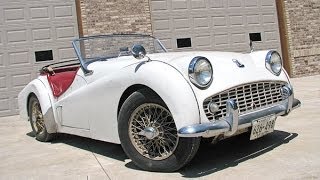 1961 Triumph TR3A for Sale: Engine Running, Driving and Walk Around