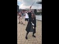 hermione granger cosplay voguing dancing to mario bros theme remix