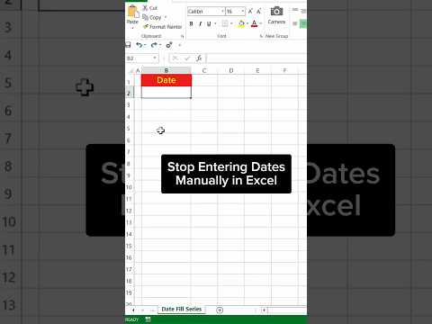 Consejos y trucos de Excel Cómo escribir automáticamente la fecha en Excel #exceltips #exceltutorial #shorts