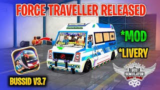 New Force Traveller Mod Tamil | Bus Simulator Indonesia | Force Traveller Mod In Bussid #force #mod