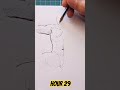 hour 29 form technical skill drawing anime anatomy art shorts 10000hours 10k