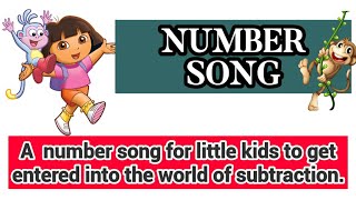 NUMBER SONG FOR KIDS #SUBSTRCTIONSONG FOR KIDS #substraction for kids