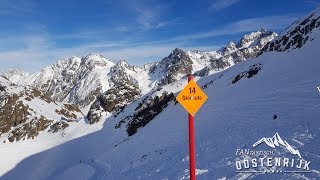 Stubaier Gletsjer Skiroute nummer 14