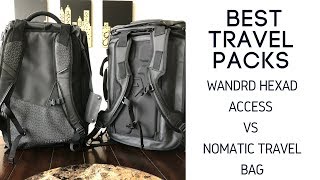 Best Travel Bag Comparison: Wandrd Hexad Access Duffel vs Nomatic Travel Bag