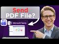 How To Send Pdf Via Microsoft Teams (Full Guide 2026)