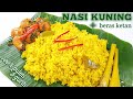 DIJAMIN PULEN!!!  -  CARA MEMASAK NASI KUNING DICAMPUR BERAS KETAN GURIH WANGI TEKSTURNYA BAGUS