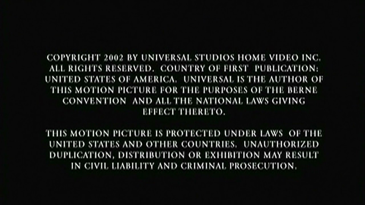 Universal Television 2002 Youtube