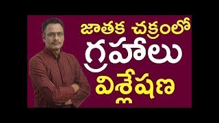 జాతక చక్రంలో గ్రహాలు విశ్లేషణ||Explanation of planetary positions in astrology birth chart 12 houses