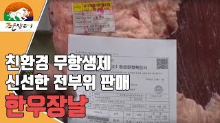 정읍산외한우마을 조은장터 ★오늘잡은 한우투뿔 친환경무항생제 직접발골 경력33년 한우장날 이벤트 가장 신선한 전부위 판매