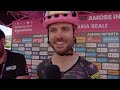 simon carr interview at the start stage 1 giro d italia 2024