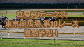 立夏ステークス 東京競馬場  第10レース 直感予想！