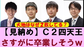 今まで楽しませてくれてありがとう！C2四天王 今期は誰か卒業して見納めになりそうｗ【C級2組順位戦６回戦】【将棋ファン反応集】