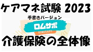 ケアマネ試験対策2023　介護保険の全体像（手書きバージョン）