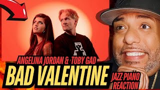 HOW SHE DO THAT??? | Angelina Jordan - Bad Valentine (Jazzy Piano Version) | REACTION!!!!