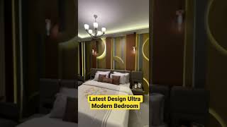 Latest Design Ultra Modern Bedroom With Wardrobe Design #shorts