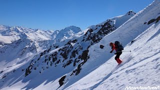 Monte di FOSCAGNO Cresta Nord 2900mt Scialpinismo Skialp Passo di Foscagno , Livigno Trepalle