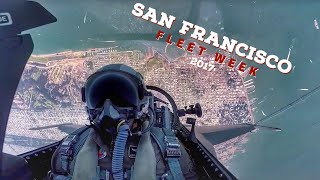 F-16 Demo over San Francisco Bay - Fleet Week 2017