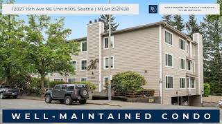 Well-Maintained Condo | 12027 15th Ave NE Unit #305, Seattle