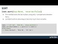 How to Use Python Lambda With the Sort Method