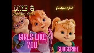 Maroon 5  Girls Like You ft Cardi B Official chipmunk cover Music