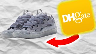 UNBOXING LANVIN SNEAKERS DE DHGATE POUR PAS CHERES