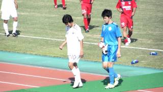 前半終了(vs.流通経済大学(2011.09.10))