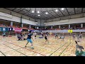 佐藤椎名 谷川莉奈 日本体育大学 vs野口翔平 青木もえ 筑波大学 　axd決勝　【2024関東学生バドミントン選手権大会】