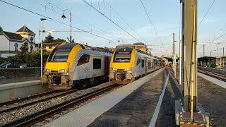 Arlon: SNCB 8545 Desiro leaving to Libramont