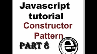 JavaScript tutorial in Hindi Part-8 OOPS Constructor Pattern