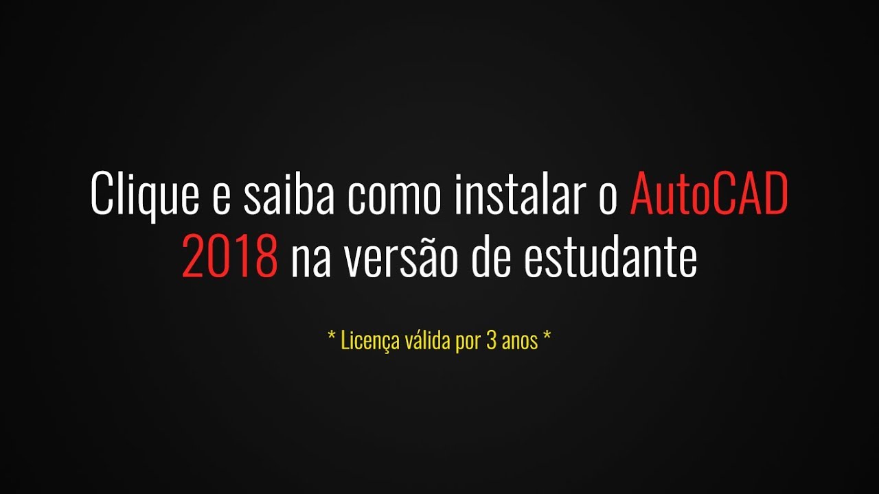 Como Instalar O AutoCAD 2018 - YouTube