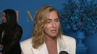 Oscar-winner Kate Winslet says she was moved to tears while watching Lily Gladstone’s acceptance spe
