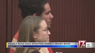 Suspect in deadly Wake County road rage shooting denied bond
