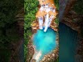 umbyrlein fall jaintia hills waterfall meghalayatourismindia travel nature drone