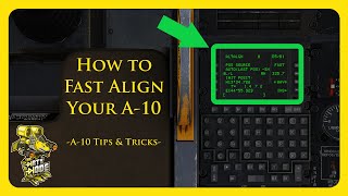 How to Fast Align Your A-10 Warthog - DCS Tips & Tricks, in 4K