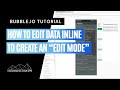 How to edit data inline (aka create an 