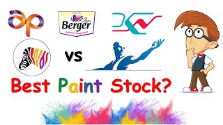 Asian Paints vs Berger Paints vs Kansai Nerolac vs Akzo Nobel vs Indigo Paints 🤔 Best Paint Stock? 🌈