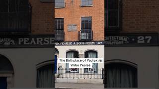 Historical landmarks in Dublin. The birthplace of Padraig and william Pearse. #dublin #history #FACT