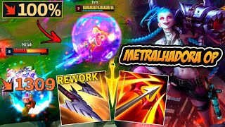 A METRALHADORA DA JINX FICA MUITO OP COM ESSE ITEM NOVO !! - LEAGUE OF LEGENDS